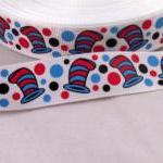 Cat In The Hat 7/8" Ribbon- 3..